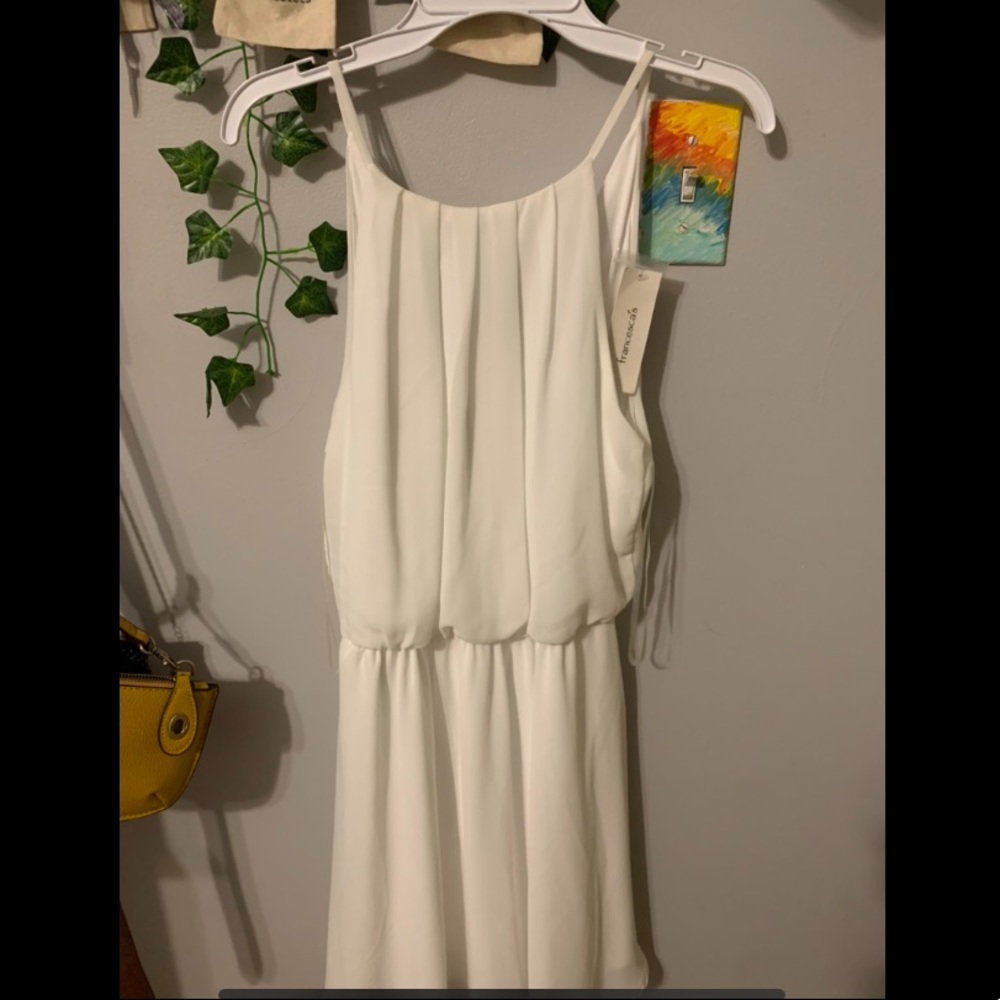 Brand New Francesca’s summer white dress